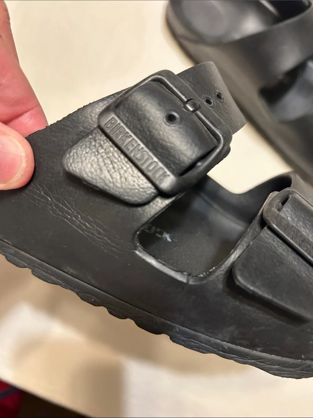 Birkenstock Black Two-Strap Men’s Sandals